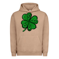 Pigment Burro St. Patrick's Day Shamrock Urban Hoodie - Jasminsmagicworld