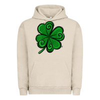 Pigment French Oak St. Patrick's Day Shamrock Urban Hoodie - Jasminsmagicworld