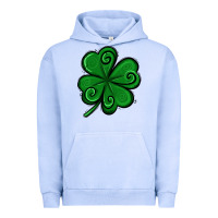 Pigment Grape Ice St. Patrick's Day Shamrock Urban Hoodie - Jasminsmagicworld
