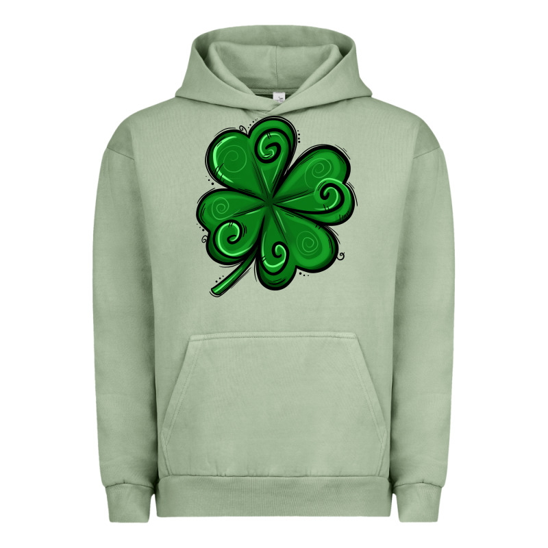 St. Patrick's Day Shamrock Urban Hoodie by Jasminsmagicworld | Teevron