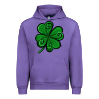 Tulip St. Patrick's Day Shamrock Urban Hoodie - Jasminsmagicworld