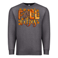 Charcoal Heather fall vibes Premium Sweatshirt - Zillion Design Studio