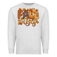Oatmeal Heather fall vibes Premium Sweatshirt - Zillion Design Studio
