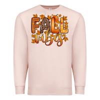 Pale Pink fall vibes Premium Sweatshirt - Zillion Design Studio
