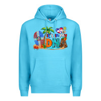 Ocean Blue it's in my dna Premium Hoodie - AdoDesignShop