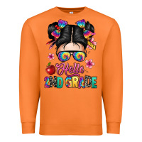 Carrot hello second grade kid Premium Sweatshirt - texasbilliewilder