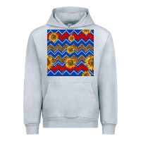 Heather Grey 4th of july sunflower seamless  pattern Urban Hoodie - BundleAndBundleShop