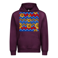 Mauve Wine 4th of july sunflower seamless  pattern Urban Hoodie - BundleAndBundleShop