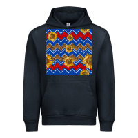 Navy 4th of july sunflower seamless  pattern Urban Hoodie - BundleAndBundleShop