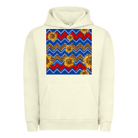 Pigment Pistachio 4th of july sunflower seamless  pattern Urban Hoodie - BundleAndBundleShop