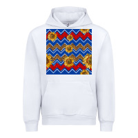 White 4th of july sunflower seamless  pattern Urban Hoodie - BundleAndBundleShop