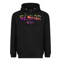 Black Senior 2023 Halloween Heavyweight Hoodie - RanaPortraitStore