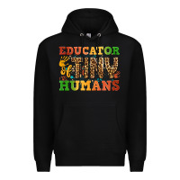Black educator of tiny humans Premium Hoodie - BundleAndBundleShop