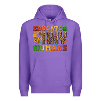 Purple educator of tiny humans Premium Hoodie - BundleAndBundleShop