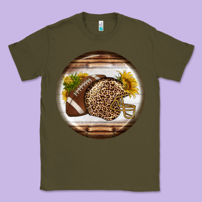 American Football Round Earrings Classic Tee Designed By Bundleandbundleshop