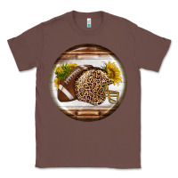 Chestnut american football round earrings Classic Tee - BundleAndBundleShop