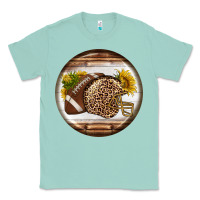 Seafoam american football round earrings Classic Tee - BundleAndBundleShop