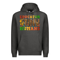 Charcoal Heather educator of tiny humans Premium Hoodie - BundleAndBundleShop