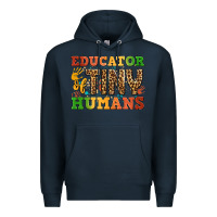 Navy educator of tiny humans Premium Hoodie - BundleAndBundleShop