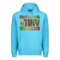 Ocean Blue educator of tiny humans Premium Hoodie - BundleAndBundleShop