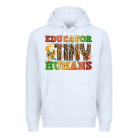 White educator of tiny humans Premium Hoodie - BundleAndBundleShop