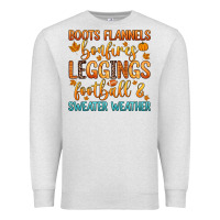 Oatmeal Heather boots flannels bonfires leggins football Premium Sweatshirt - Zillion Design Studio