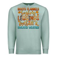 Seafoam boots flannels bonfires leggins football Premium Sweatshirt - Zillion Design Studio
