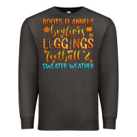 Smoke boots flannels bonfires leggins football Premium Sweatshirt - Zillion Design Studio