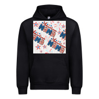 Foreset Green american mama seamless pattern Urban Hoodie - BundleAndBundleShop