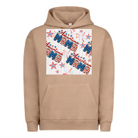 Pigment Burro american mama seamless pattern Urban Hoodie - BundleAndBundleShop