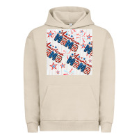 Pigment French Oak american mama seamless pattern Urban Hoodie - BundleAndBundleShop