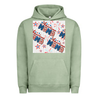 Pigment Oil Green american mama seamless pattern Urban Hoodie - BundleAndBundleShop