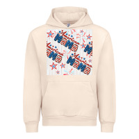Sandshell american mama seamless pattern Urban Hoodie - BundleAndBundleShop