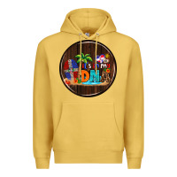Antique Gold Dominican Republic car coaster Premium Hoodie - AdoDesignShop