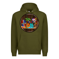 Army Green Dominican Republic car coaster Premium Hoodie - AdoDesignShop