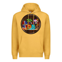 Mustard Dominican Republic car coaster Premium Hoodie - AdoDesignShop