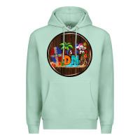 Seafoam Dominican Republic car coaster Premium Hoodie - AdoDesignShop