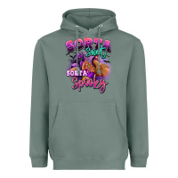 Sage Sorta sweet sorta spooky sneaker and heel afro wom Heavyweight Hoodie - RanaPortraitStore