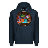 Navy Dominican Republic car coaster Premium Hoodie - AdoDesignShop