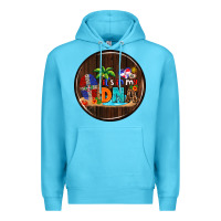 Ocean Blue Dominican Republic car coaster Premium Hoodie - AdoDesignShop