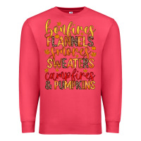 Cardinal bonfires flannels s'mores campfires and pumpkins Premium Sweatshirt - Zillion Design Studio