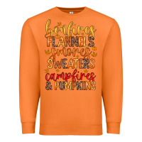Carrot bonfires flannels s'mores campfires and pumpkins Premium Sweatshirt - Zillion Design Studio