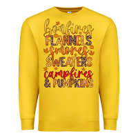 Lemon bonfires flannels s'mores campfires and pumpkins Premium Sweatshirt - Zillion Design Studio