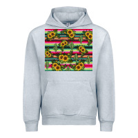 Heather Grey sunflower cactus Urban Hoodie - JahusDesignShop