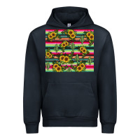 Navy sunflower cactus Urban Hoodie - JahusDesignShop