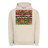 Pigment French Oak sunflower cactus Urban Hoodie - JahusDesignShop