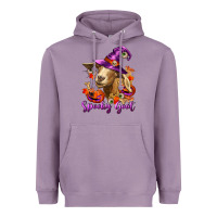 Lavender Spooky Goat Heavyweight Hoodie - RanaPortraitStore