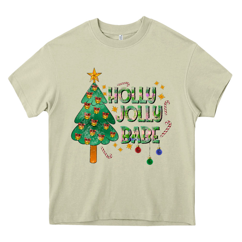 Jolly Jolly Babe Heavy Core Tee by CowhideDigitalArt | Teevron