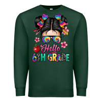 Sports Green hello sixth grade kid Premium Sweatshirt - texasbilliewilder