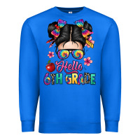 True Royal hello sixth grade kid Premium Sweatshirt - texasbilliewilder